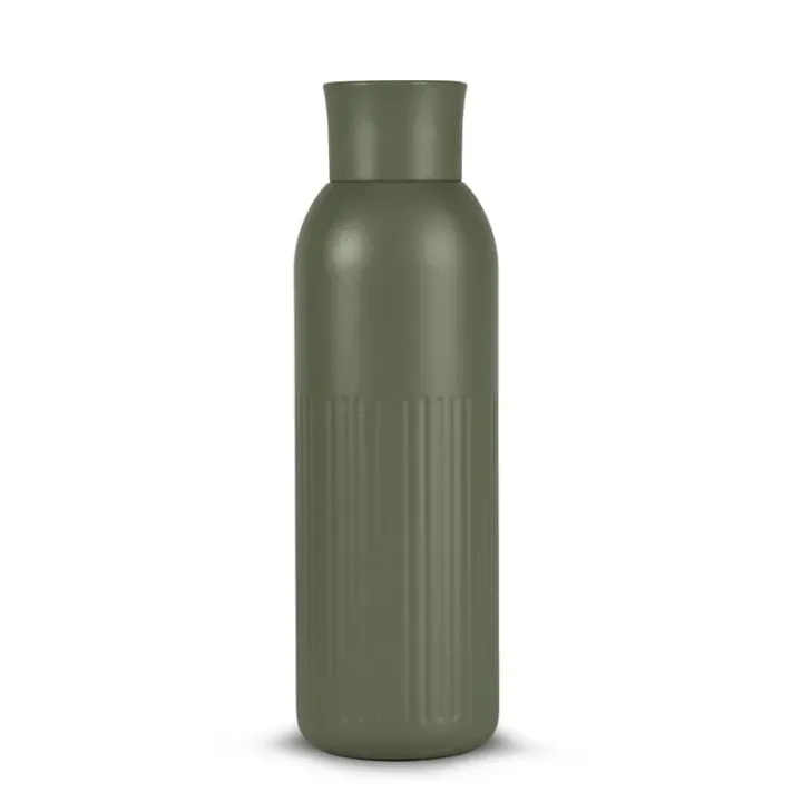 Sagaform Tekla Push steel bottle with push cap (recycled) 500 ml - LT52134 (N0049)